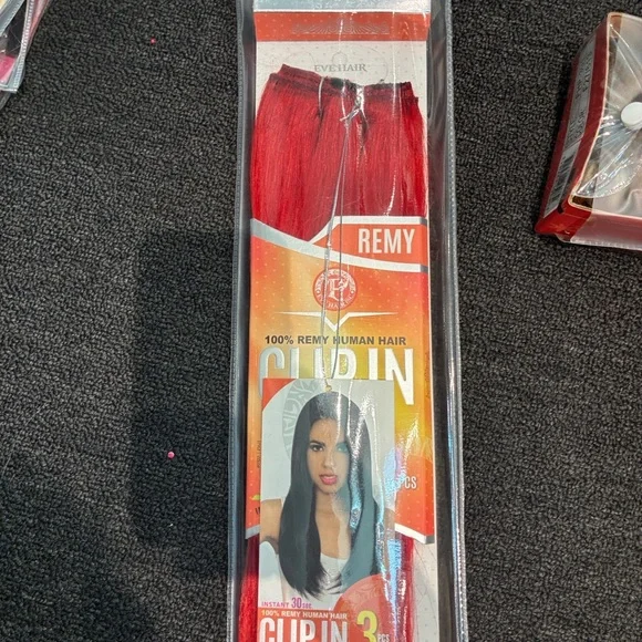 Red Clip-In Hair Extensions